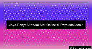 Joyo Rony Pasang Slot Online Di Perpustakaan