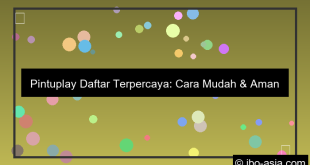 pintuplay daftar terpercaya